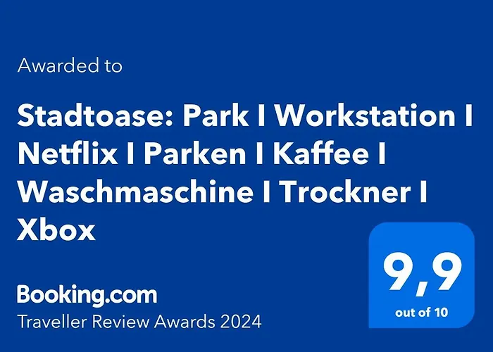 Dnd Stadtoase I Park I Workstation I Netflix I Parken I Kaffee I Waschmaschine I Trockner I Xbox Wurtzbourg
