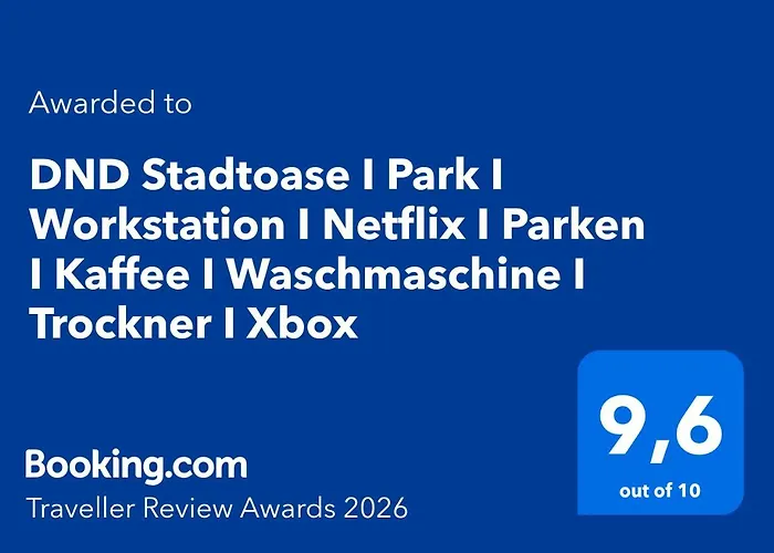 Dnd Stadtoase I Park I Workstation I Netflix I Parken I Kaffee I Waschmaschine I Trockner I Xbox *