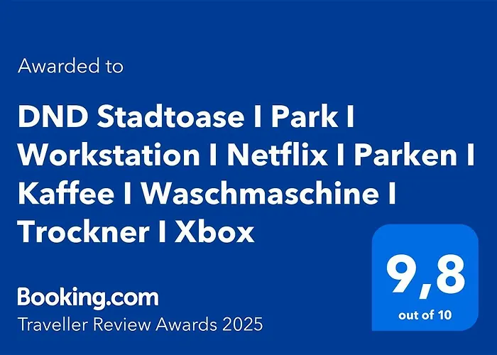 Dnd Stadtoase I Park I Workstation I Netflix I Parken I Kaffee I Waschmaschine I Trockner I Xbox דירה וירצבורג